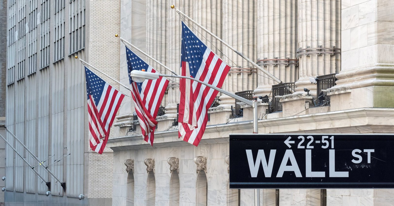 American Flag at Wall Street, Trump's Social Media Company